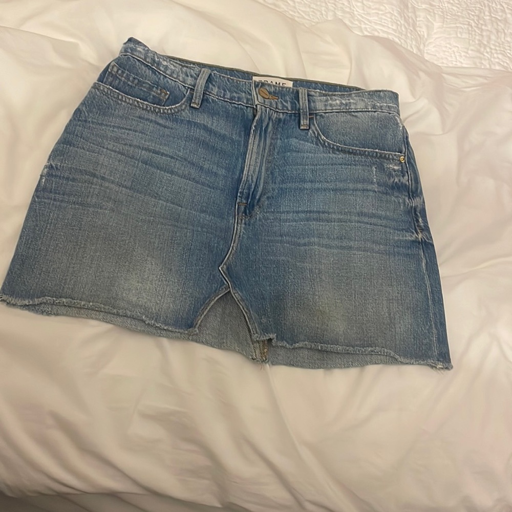 Frame Size 25 Demin Skirt